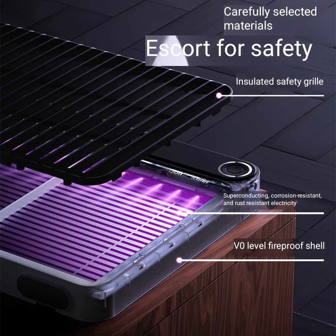 Silent & Powerful Wall-Mounted UV Mosquito Repellent – Compact, Battery-Free, Indoor & Outdoor Use