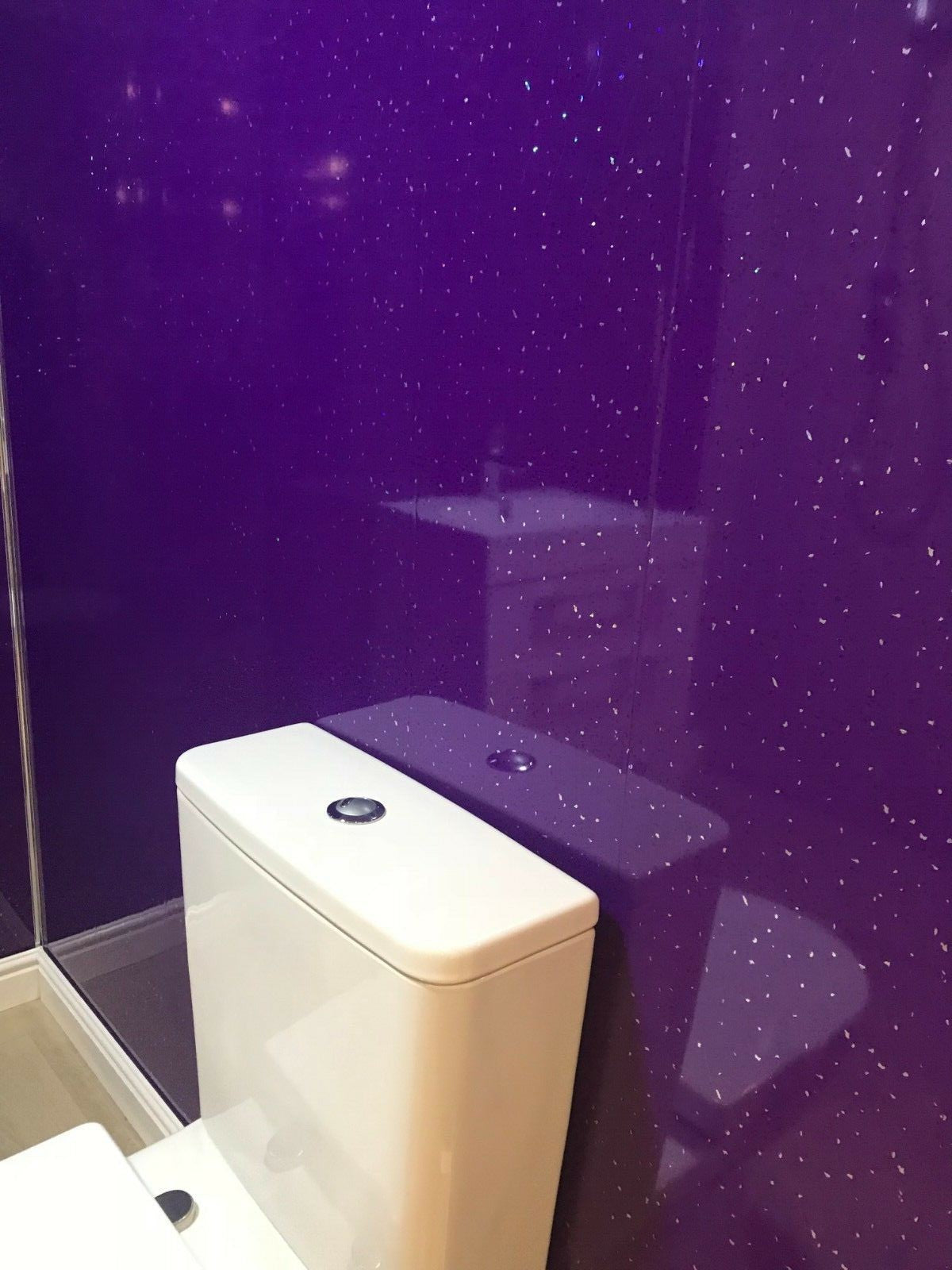 10 White Black Grey Sparkle & Marble Shower Wall Panels PVC Bathroom Cladding