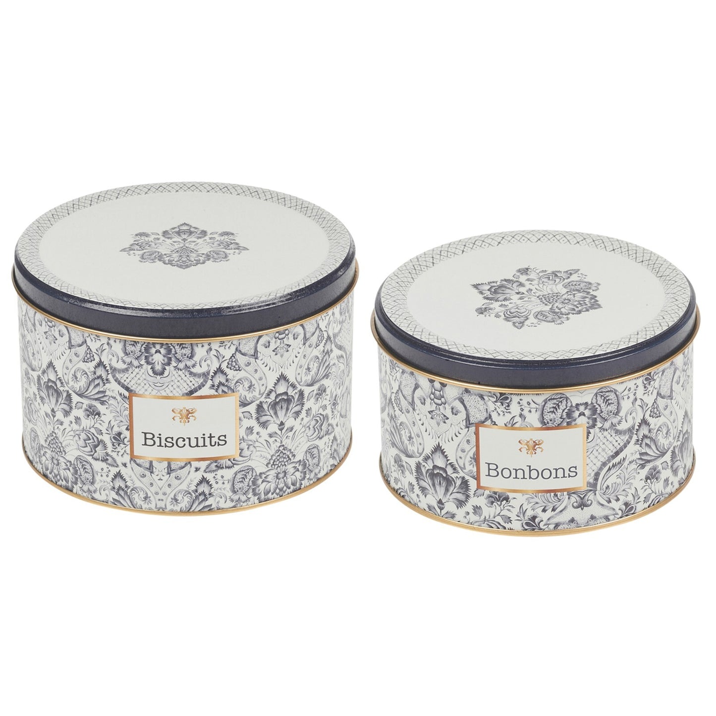 Pastry Biscuit Cookie Cake Pie Muffins and Sweet Tin Tea Set Designed Containers