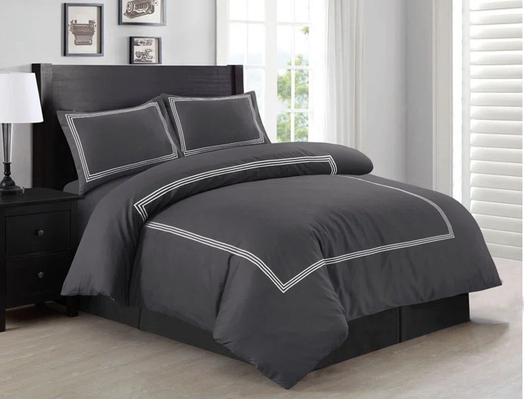 Kazimiera Sateen Polycotton 200 TC Duvet Cover Set