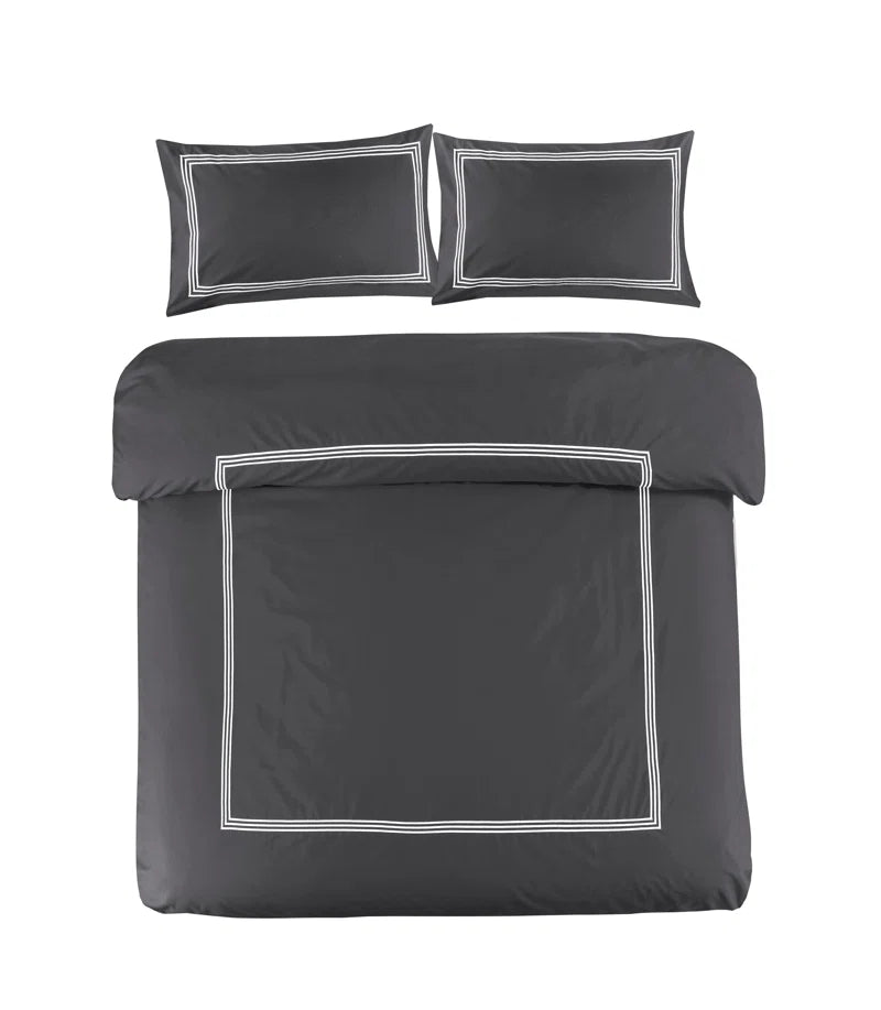 Kazimiera Sateen Polycotton 200 TC Duvet Cover Set