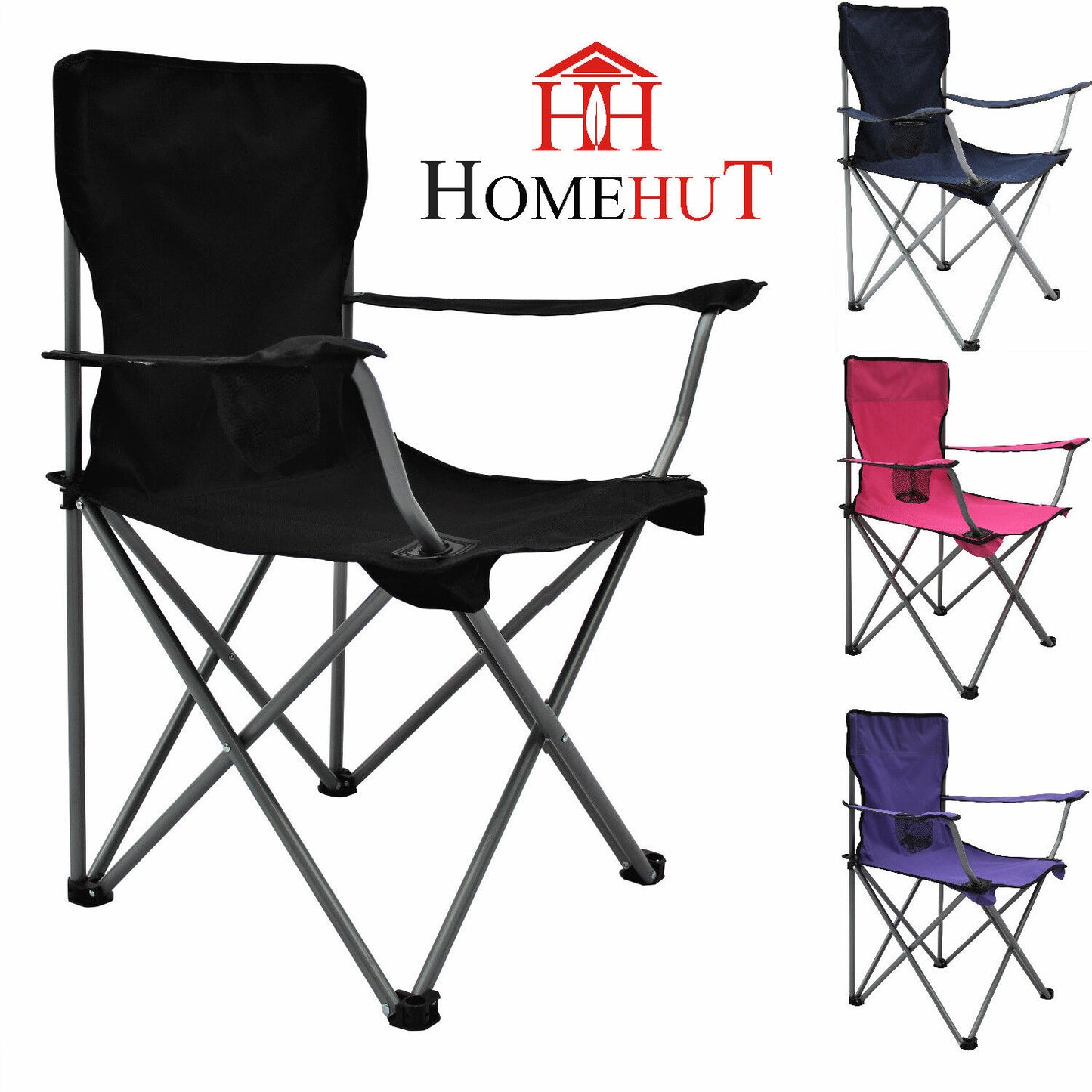 FOLDING CAMPING CHAIR HIKING GARDEN INDOOR OUTDOOR FISHING SEAT GARDEN FESTIVAL