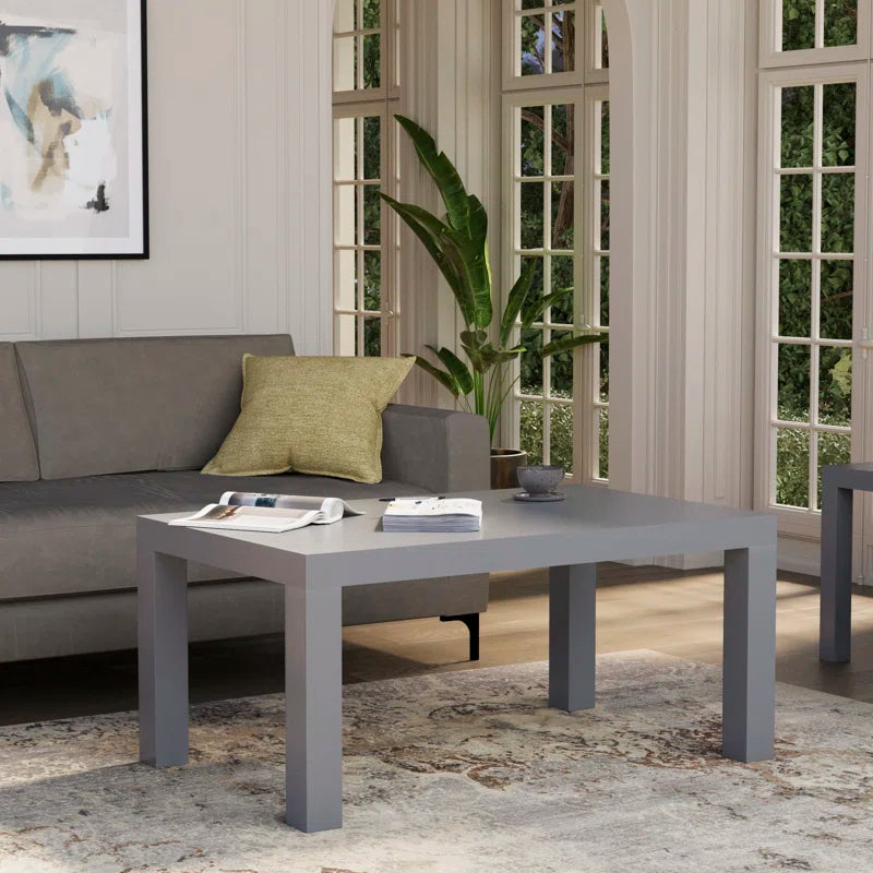 Modern Coffee Table with 4 Legs Living Room Home Furniture