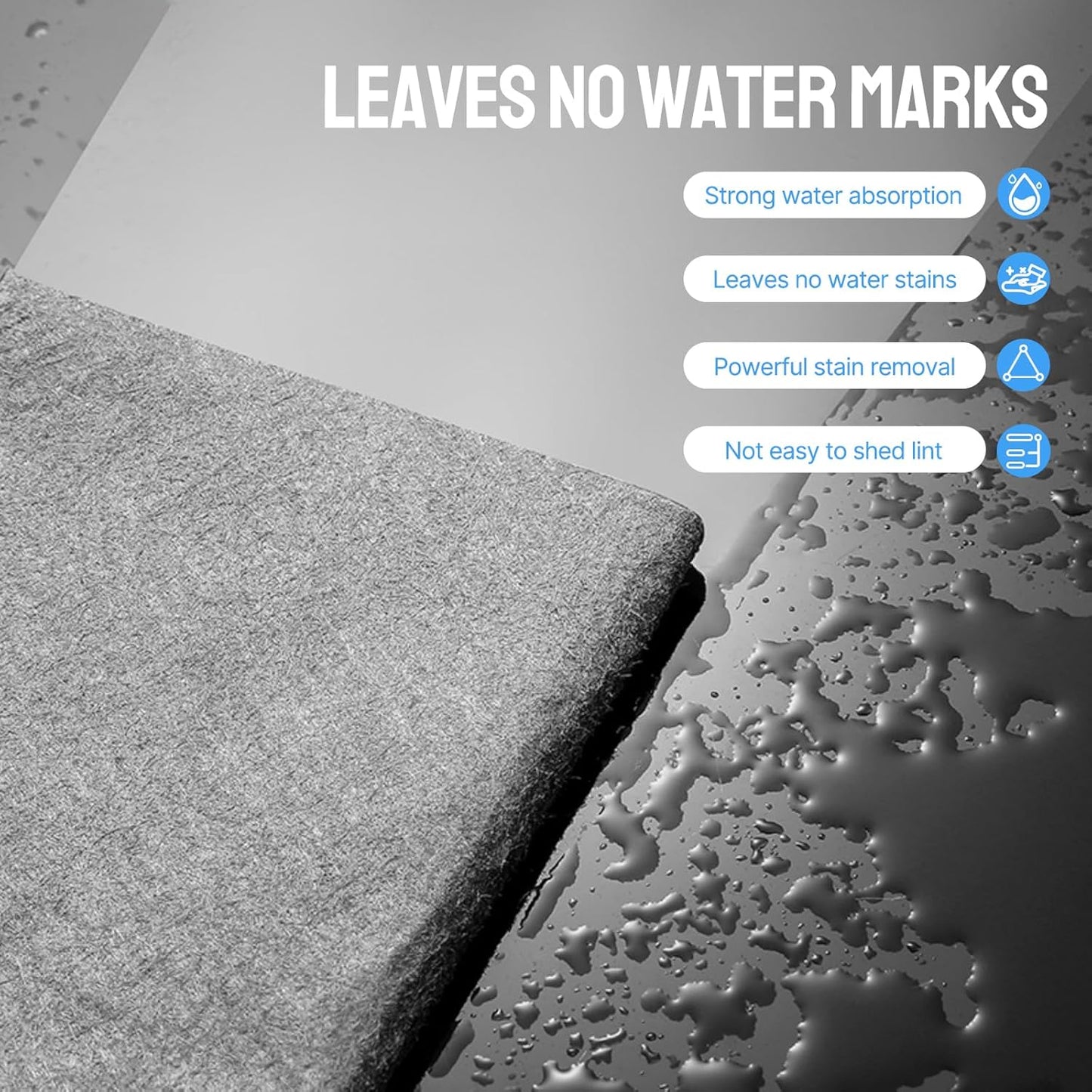 Magic Cleaning Cloths for Glass 3Pcs,Reusable Glass Cleaning Rag Super Soft Premium Streak Free Washable Cloth Duster for Home,Kitchen,Cars Glass Window