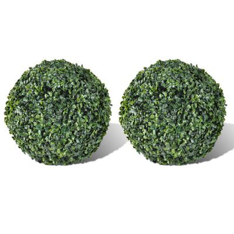 Boxwood Ball Artificial Leaf Topiary Ball 27 Cm 2 Pcs