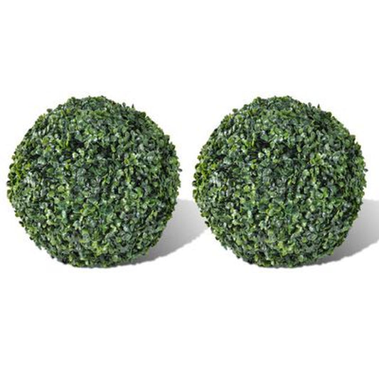 Boxwood Ball Artificial Leaf Topiary Ball 27 Cm 2 Pcs