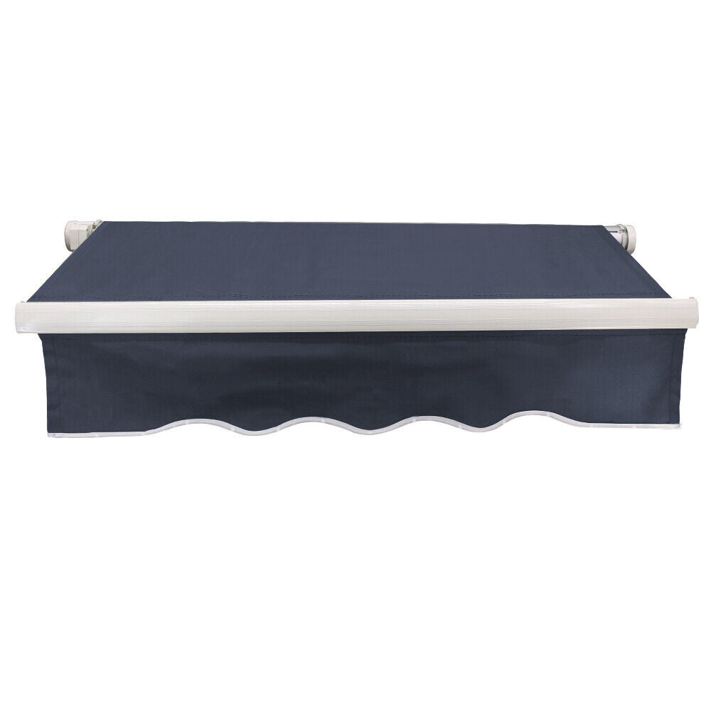 2X1.5M Retractable Awning Manual Outdoor Garden Canopy Patio Sun Shade Shelter