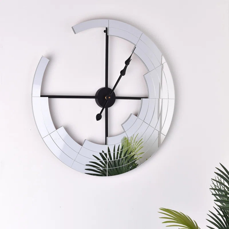 Huebsch Glass Wall Clock