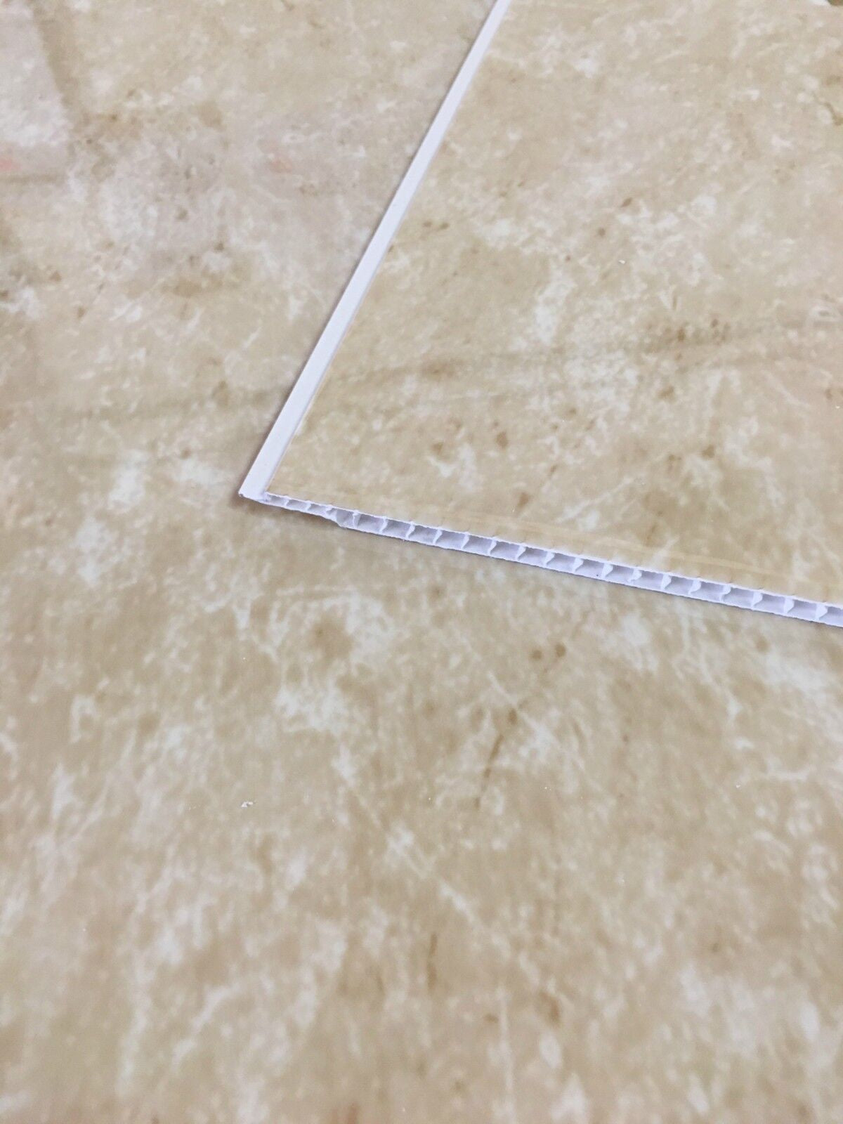 10 White Black Grey Sparkle & Marble Shower Wall Panels PVC Bathroom Cladding