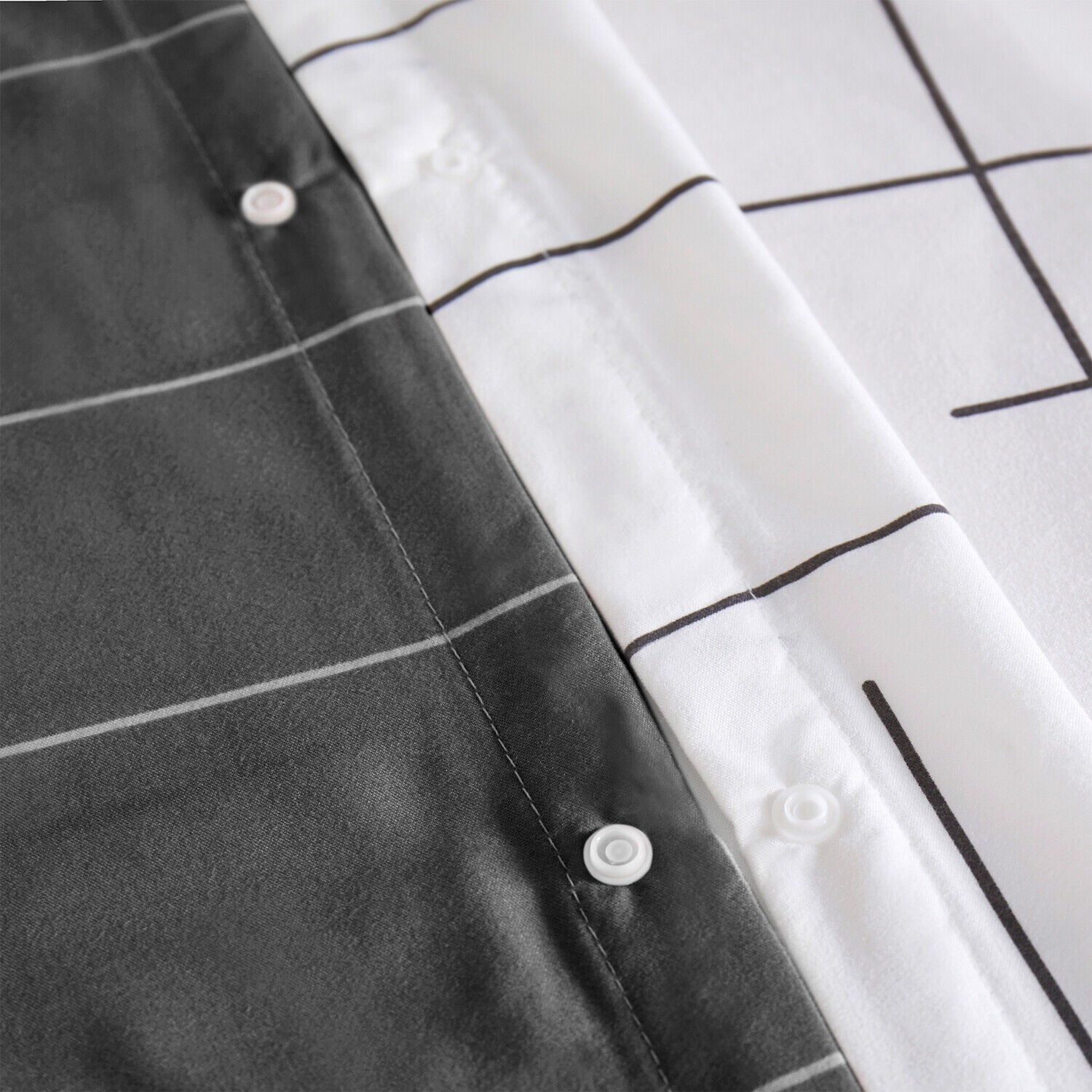 Luxury Reversible Duvet Cover Quilt Cover Bedding Set Single Double King Size