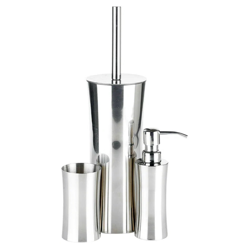 Ridder Chrome Edinburgh Stainless Steel Bathroom Set