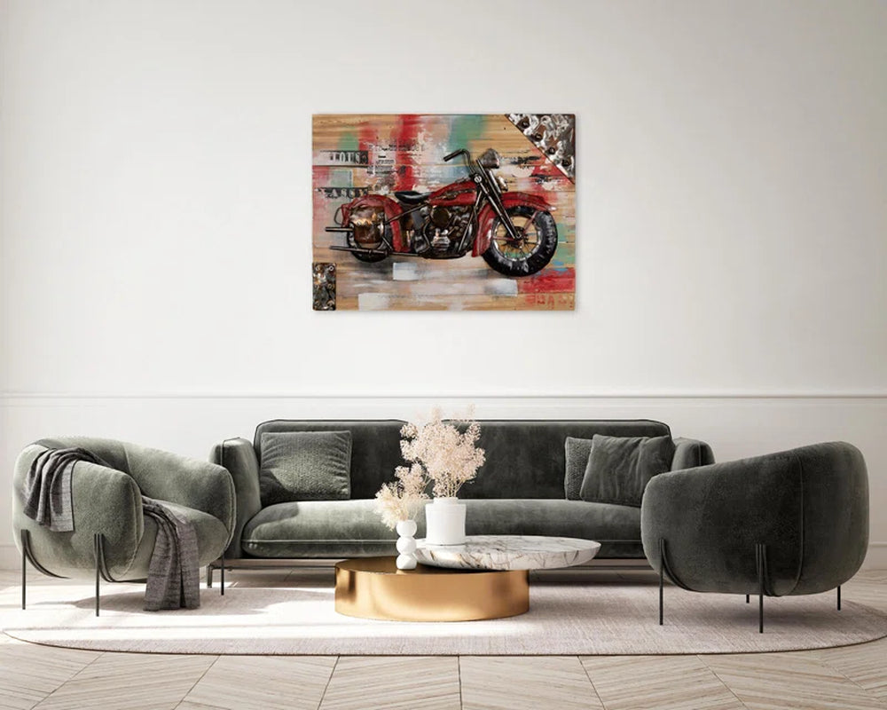 Handmade Industrial Transportation Wall Decor