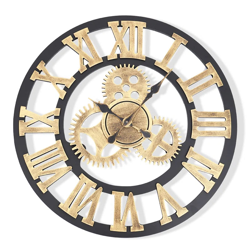 Abrahams Manufactured Wood Wall Clock