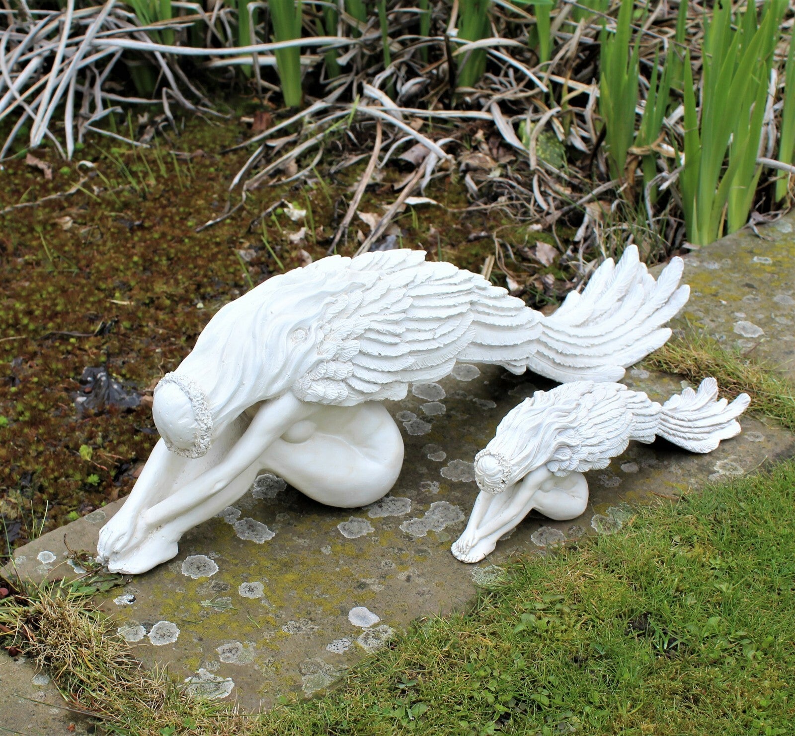 Garden Ornaments Fairy Angel Statue outside Home Decor Patio