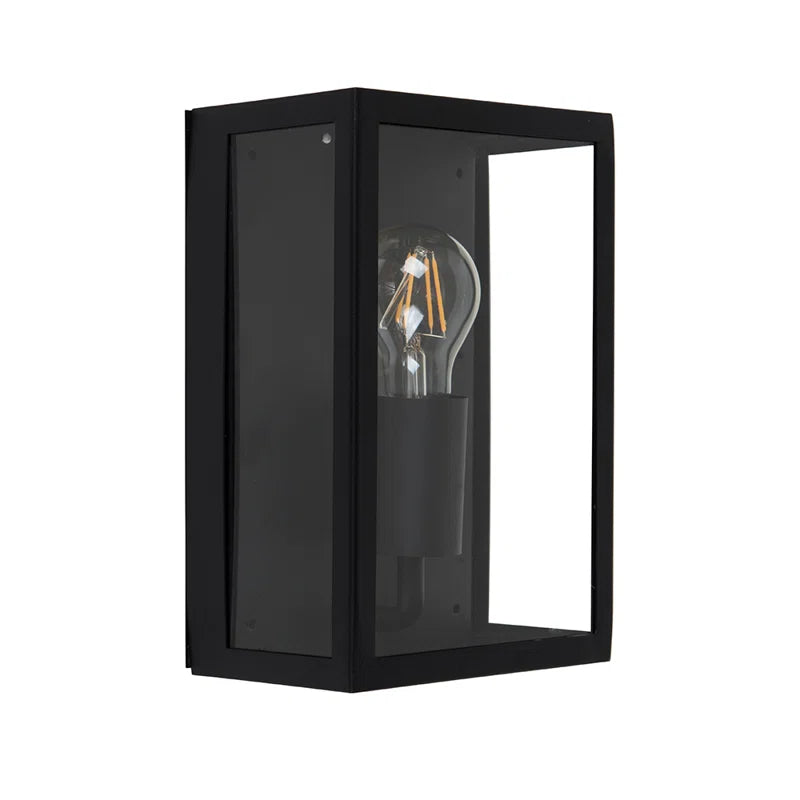 Joshawn Black Outdoor Flush Mount