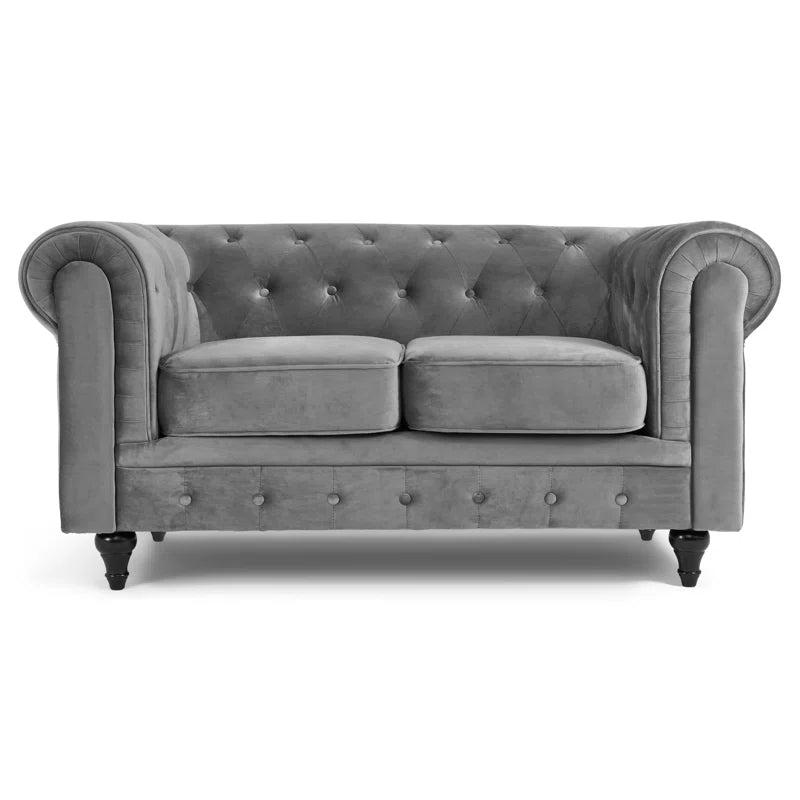 Asya 3 - Piece Velvet Living Room Set