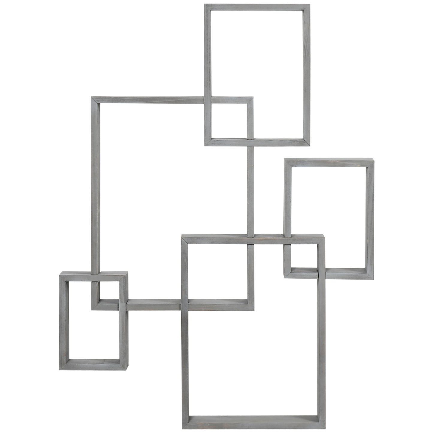 Wall Mounted Interlocking Cube Shelves, Display Wall Shelf for Living Room