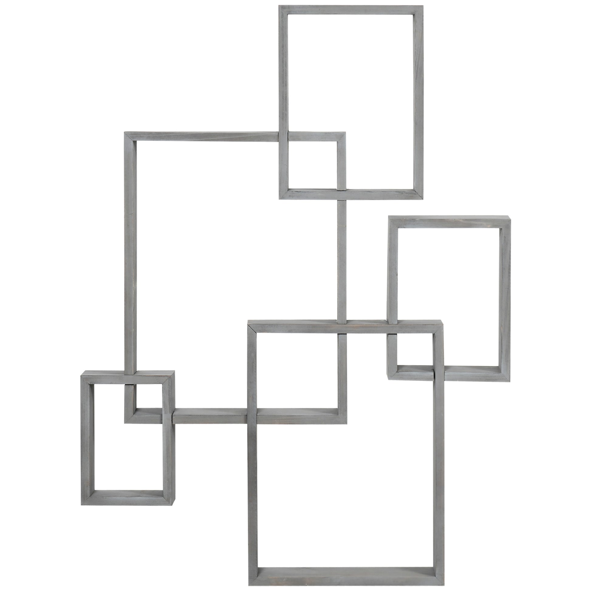 Wall Mounted Interlocking Cube Shelves, Display Wall Shelf for Living Room