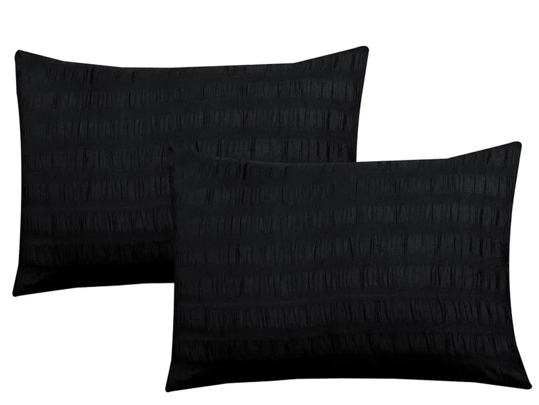 Seersucker Duvet Cover Set with Pillowcases