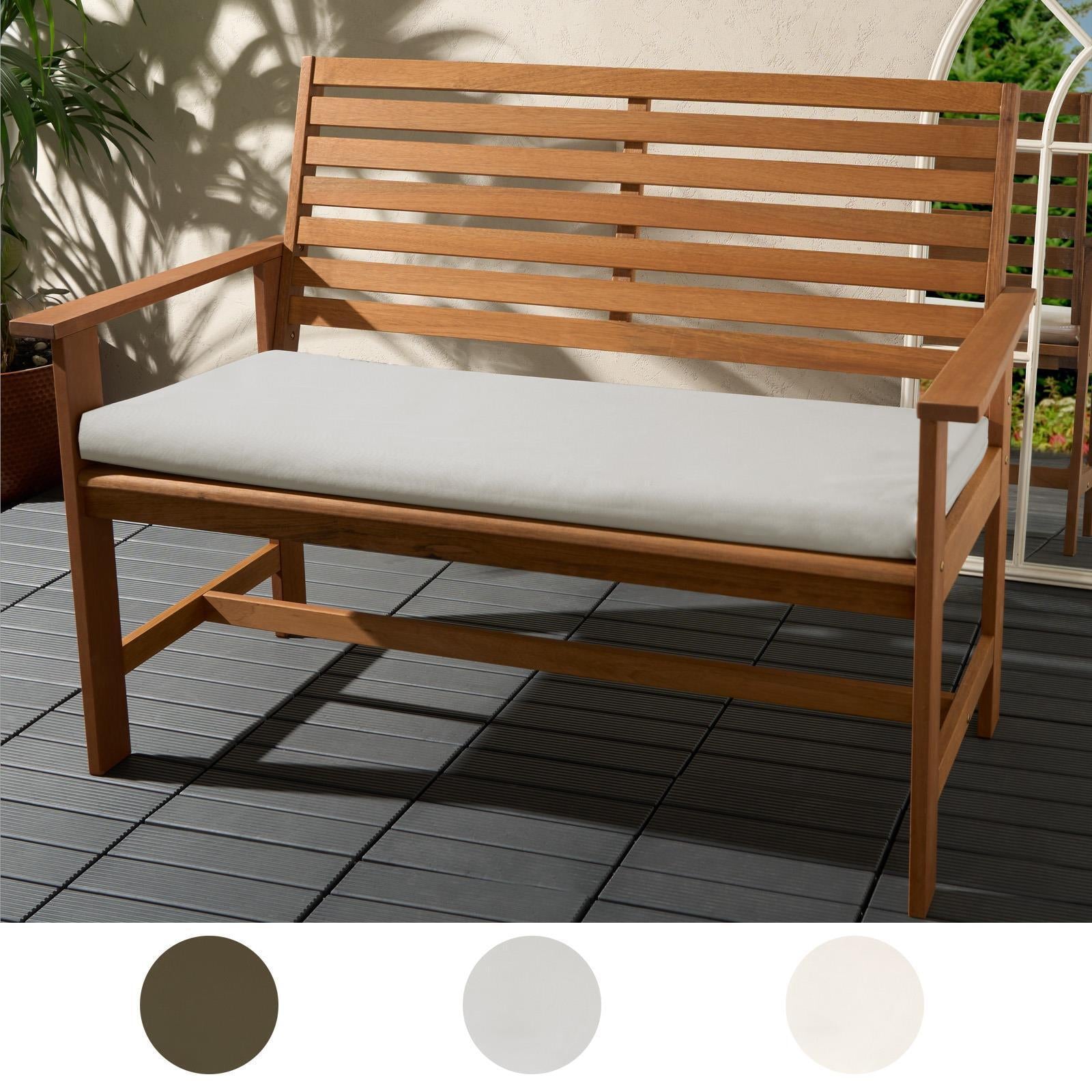 Waterproof Bench Cushion Pads Outdoor Garden 2/3 Seater Furniture Chair Cover