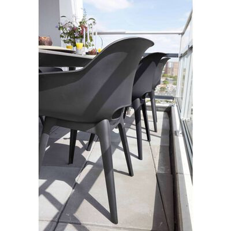 Outdoor Chairs Akola 2 Pcs Graphite