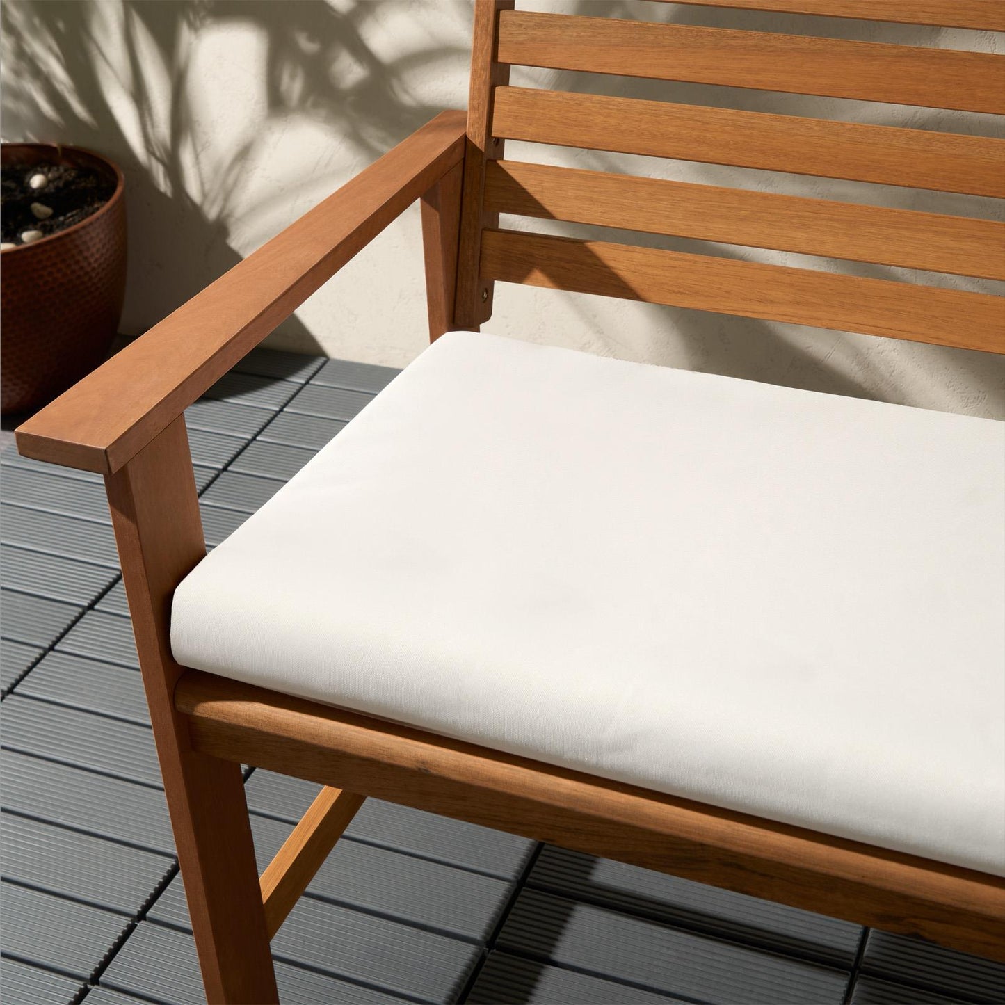 Waterproof Bench Cushion Pads Outdoor Garden 2/3 Seater Furniture Chair Cover