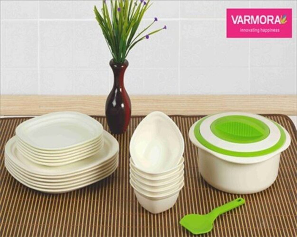 21Pc Outdoor Dinner Set - Indoor/Outdoor