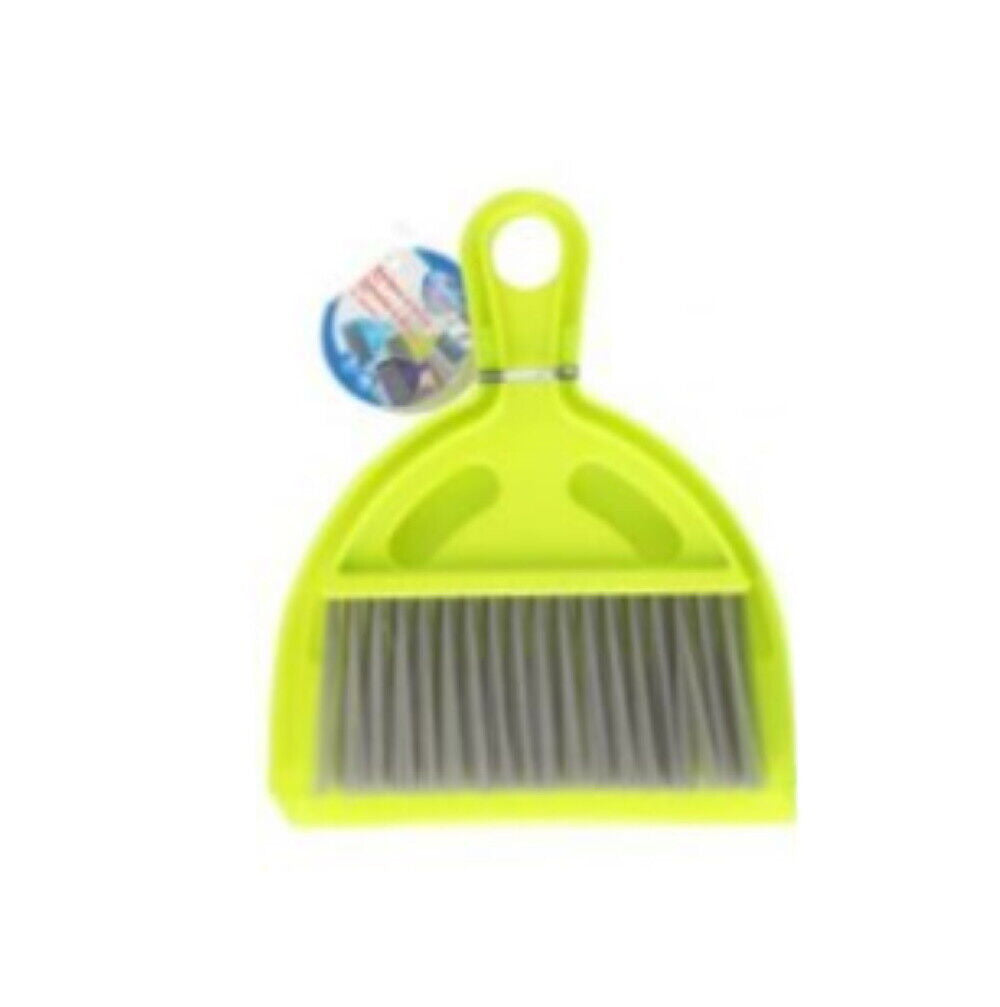 Mini Dustpan & Brush Set Easy Cleaning Office Car Tidy Home Kitchen Tabletop New