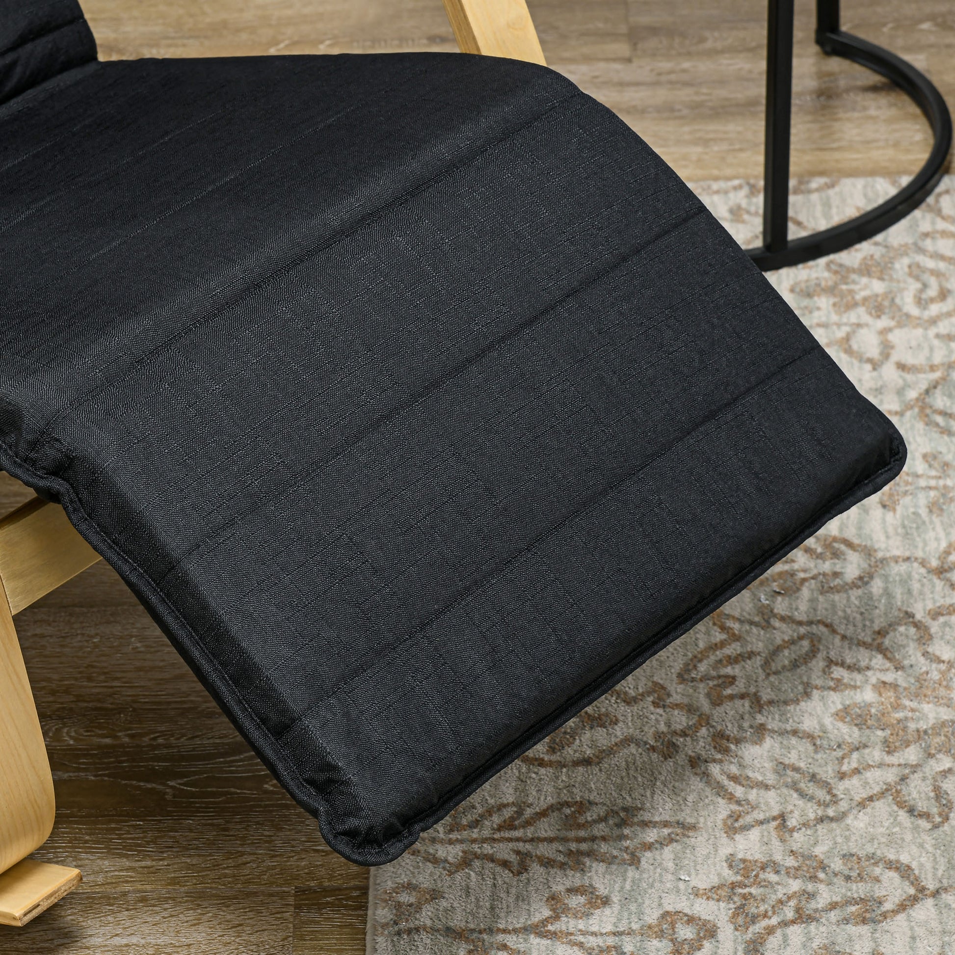 Modern Rocking Lounge Chair Recliner with Adjustable Footrest