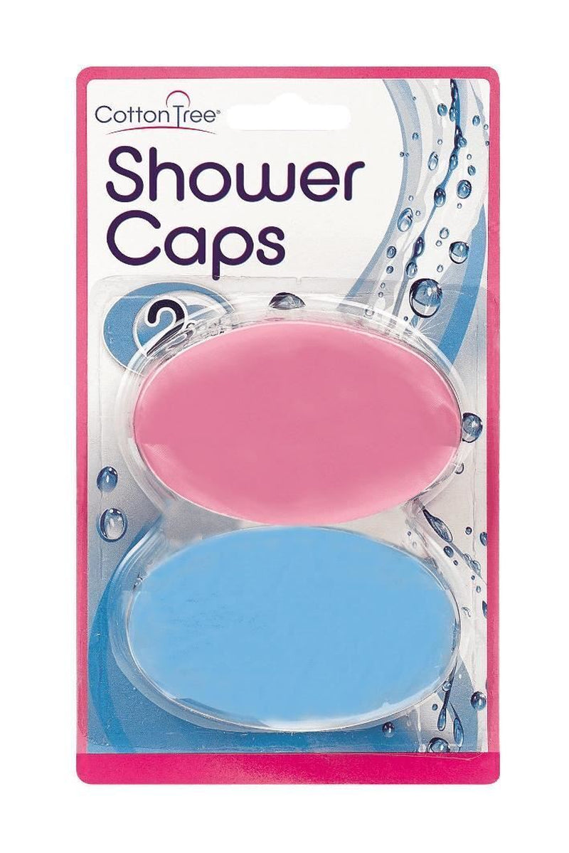 Shower Caps 2PK Bath Caps Hat Women Waterproof Adjustable Reusable Bathing