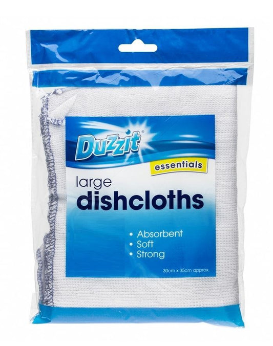 4X Large Dish Cloths Kitchen Cleaning Drying Tea Towels Set Absorbent Soft
