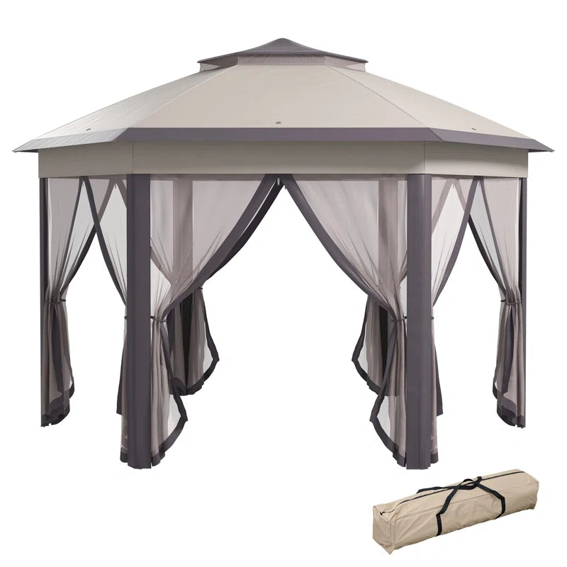 Milanna 3M X 4M Metal Patio Gazebo