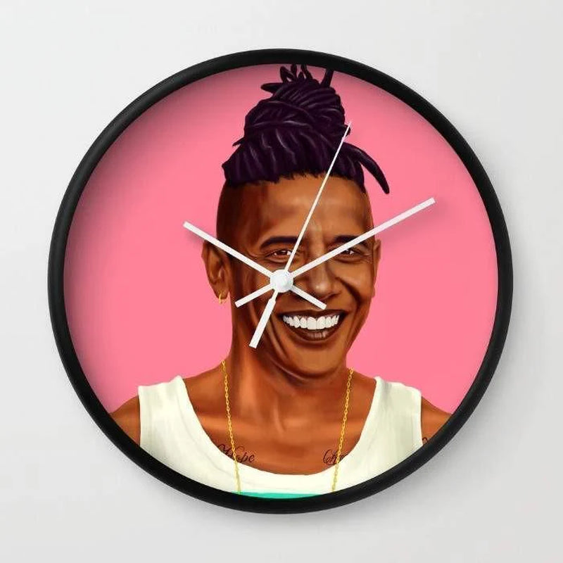 Barack Obama Wall Clock