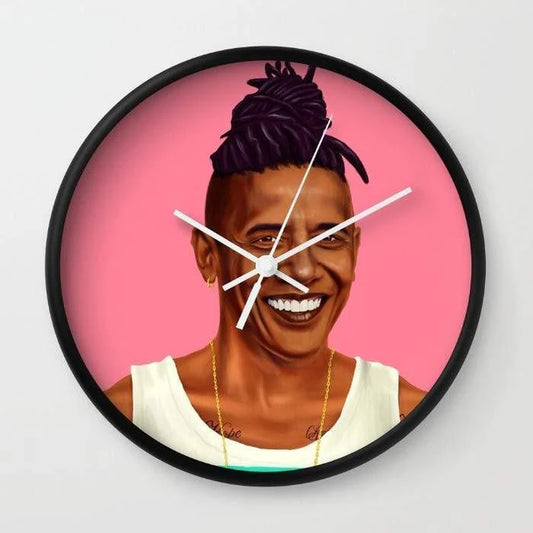 Barack Obama Wall Clock
