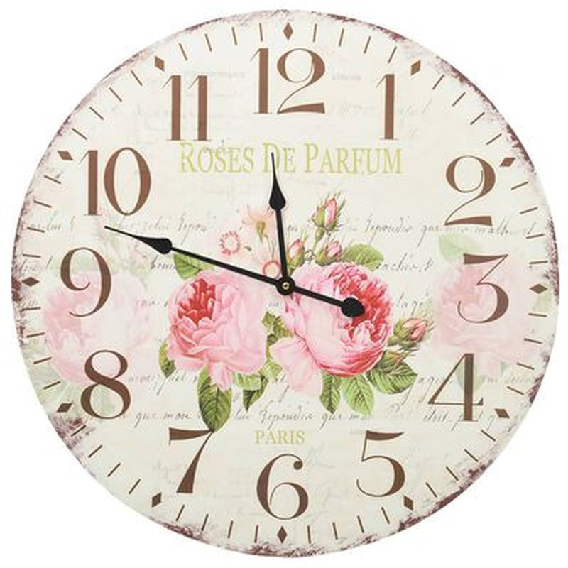 Vintage Wall Clock Colourful 30 Cm
