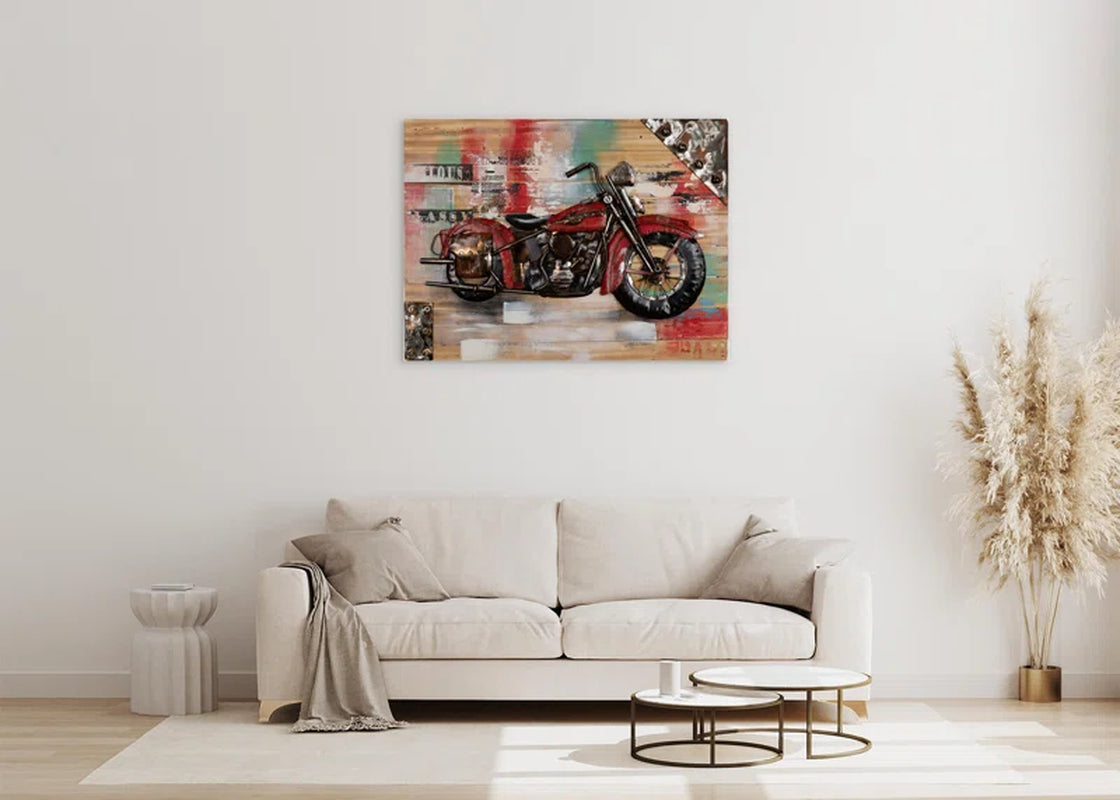 Handmade Industrial Transportation Wall Decor