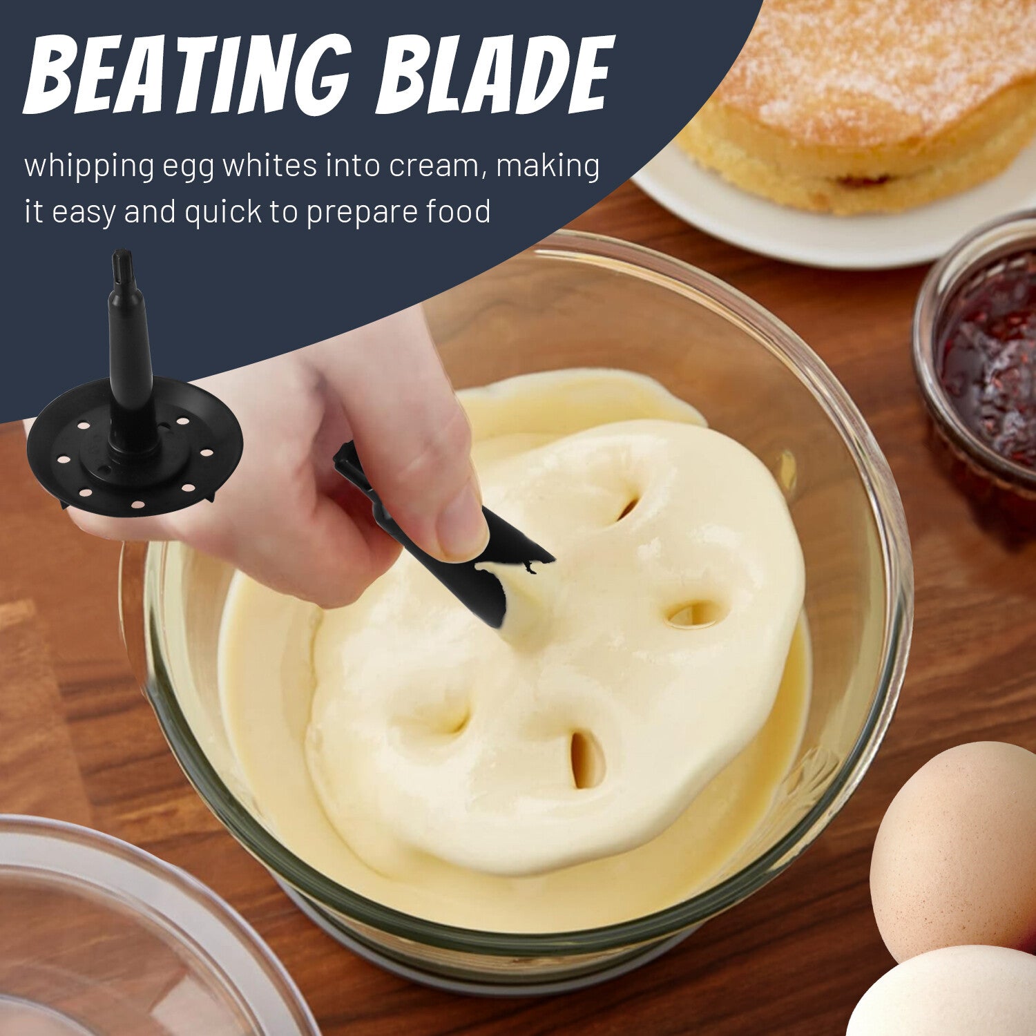 Mini Chopper Electric Blender& One Button Operation,Easy Clean with Nuts Grinder