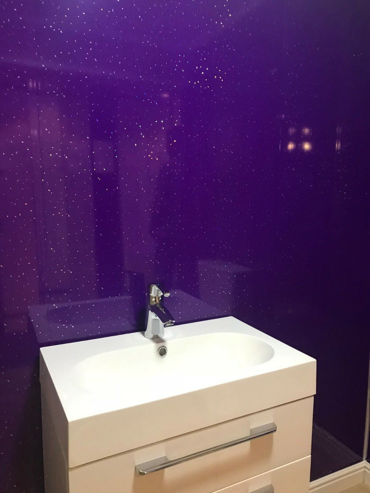 10 White Black Grey Sparkle & Marble Shower Wall Panels PVC Bathroom Cladding