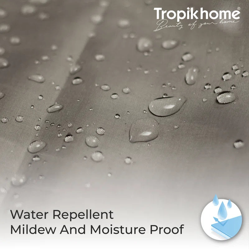 Extra Long Fabric Single Shower Curtain