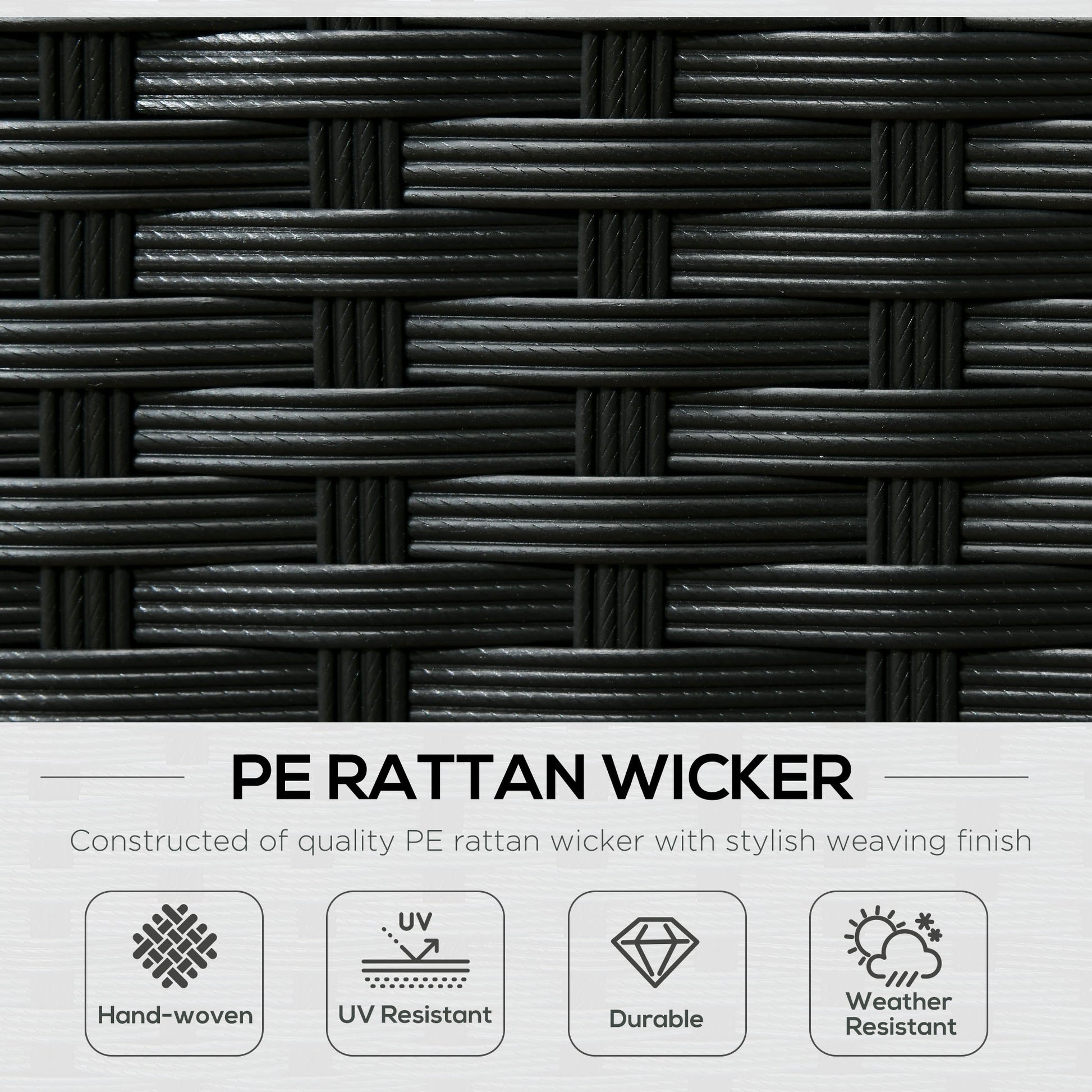 Rattan Outdoor Garden Furniture Patio Corner Sofa Set with Cushions