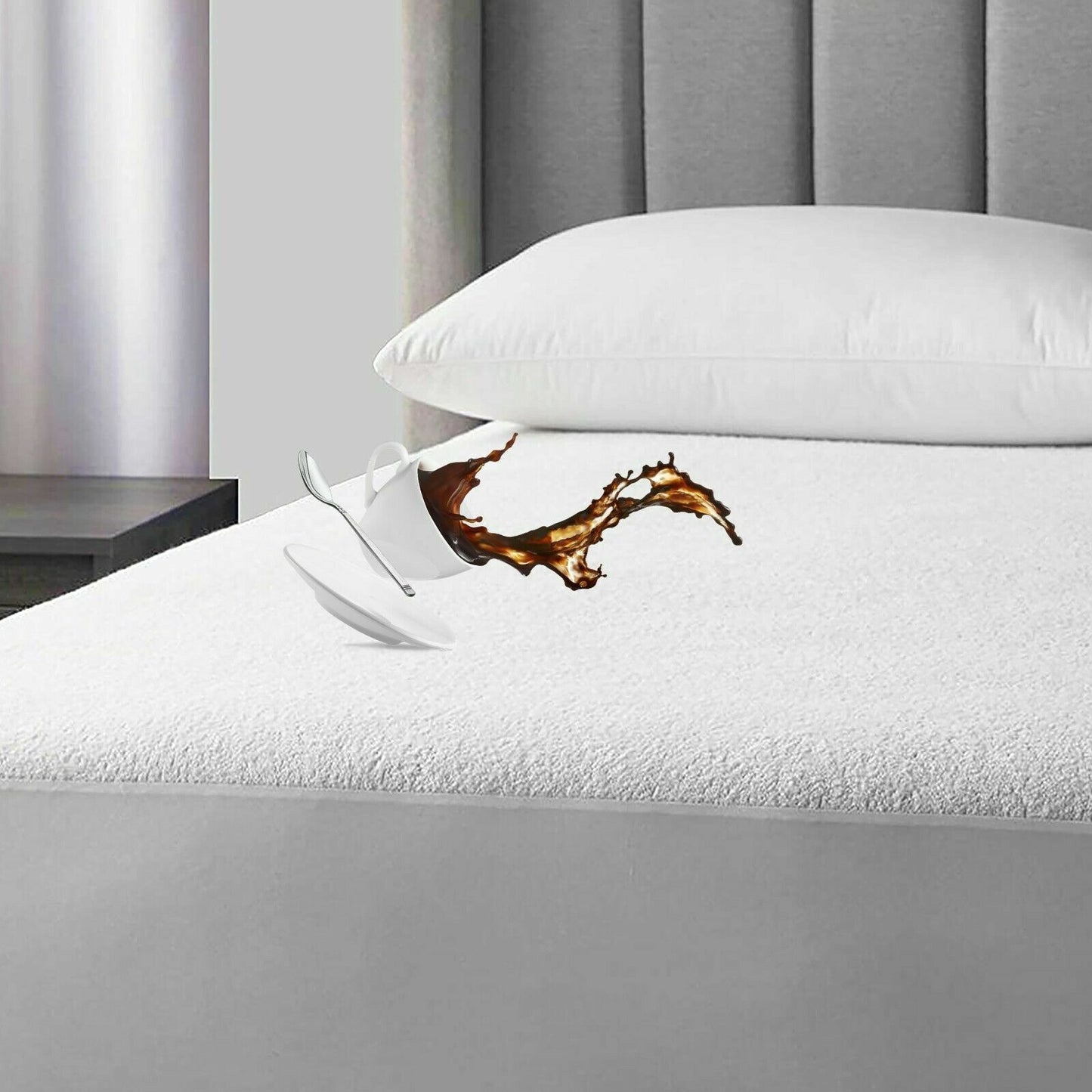 MATTRESS COVER PROTECTOR WATERPROOF TERRY FITTED SHEET SINGLE DOUBLE KING SIZE