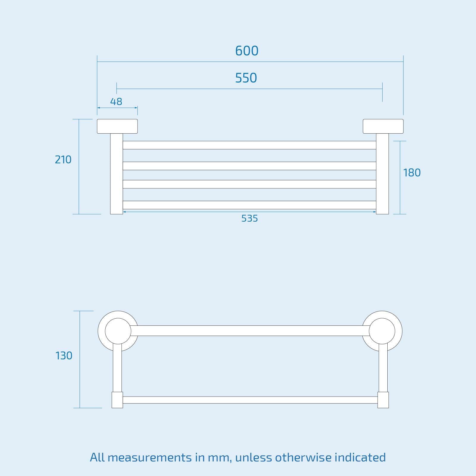 Modern round Black Matte Bathroom Accessories