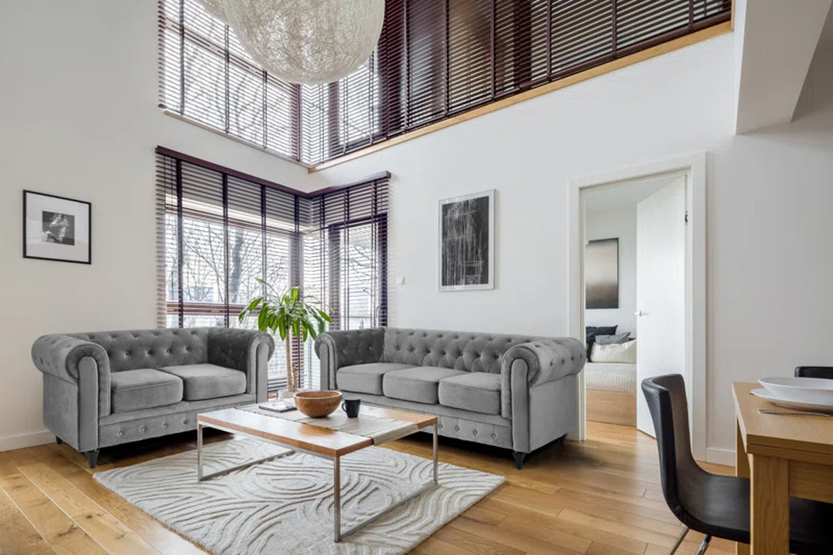 Katherin 2 - Piece Velvet Living Room Set