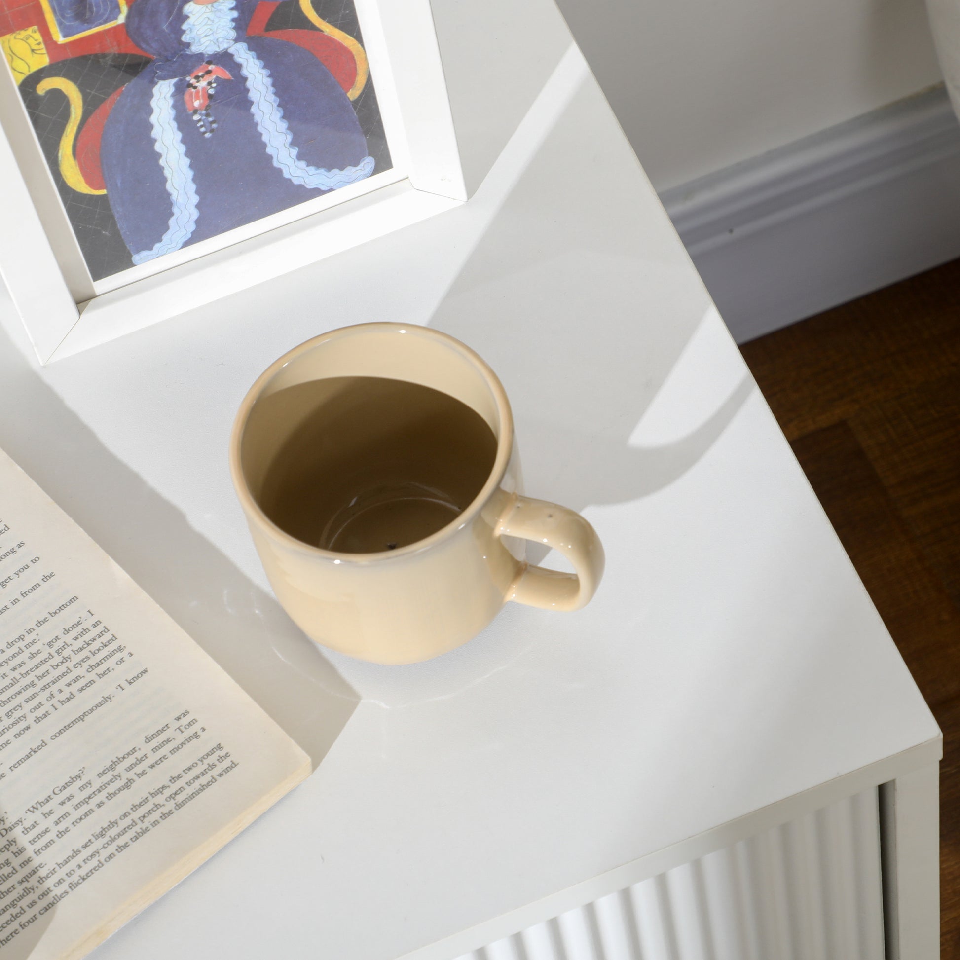 Small Chest of Drawers, Dresser with Handles Living Room White