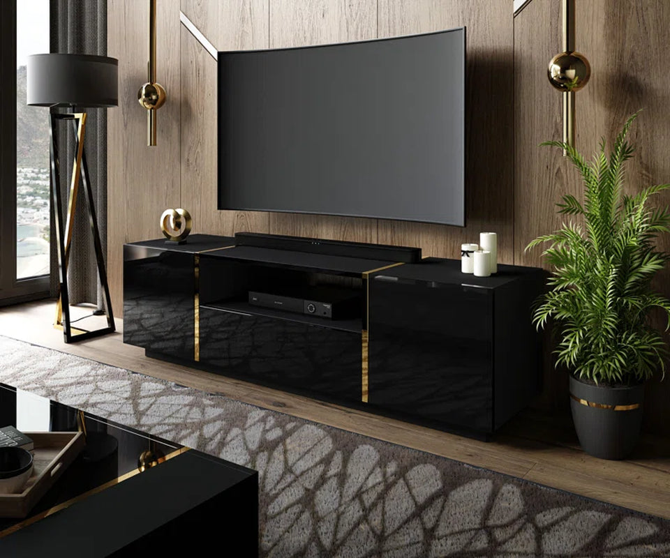 ONYX Living Room Set White High Gloss
