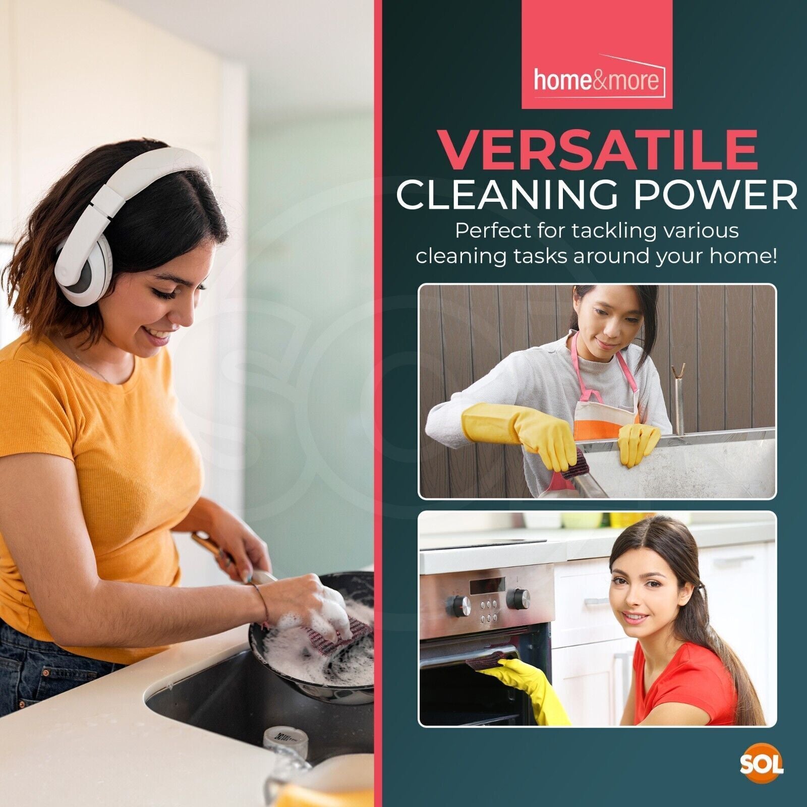 15-120 Soap Filled Pads Sponge Scourer Steel Wool for Household Kitchen Cleaning