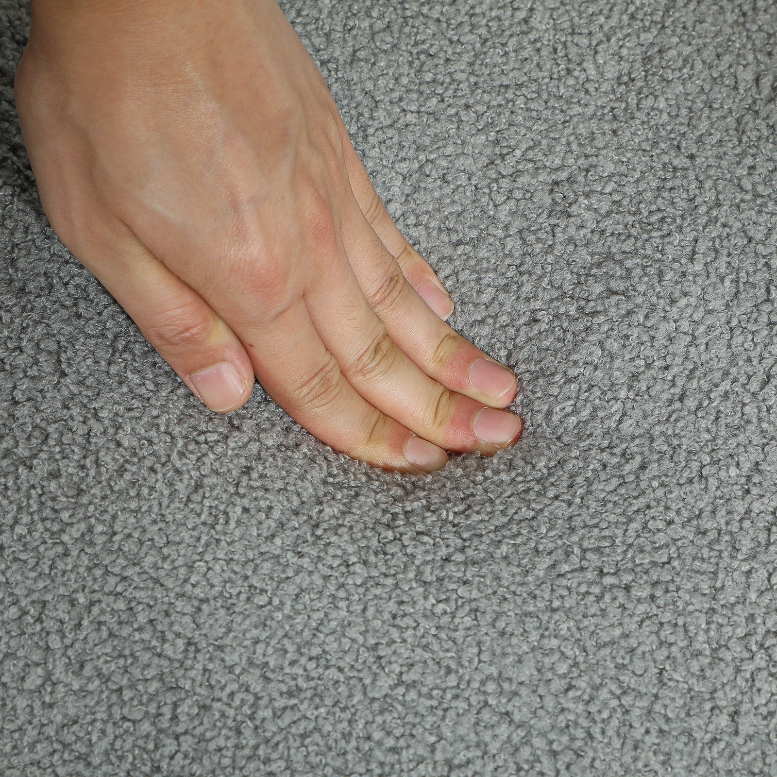 HOMCOM Ottoman Storage Bench for Hallway, Living Room, Charcoal Grey