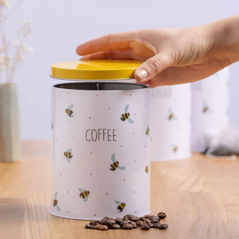 Sweet Bee Ceramic / Porcelain Jar - Set of 3