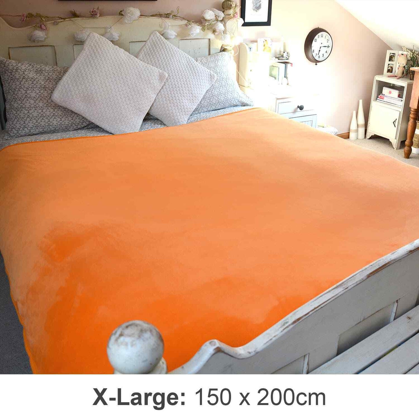 Large Blanket Fleece Throw Sofa Bed Luxury Soft Warm for Winter Single Double UK