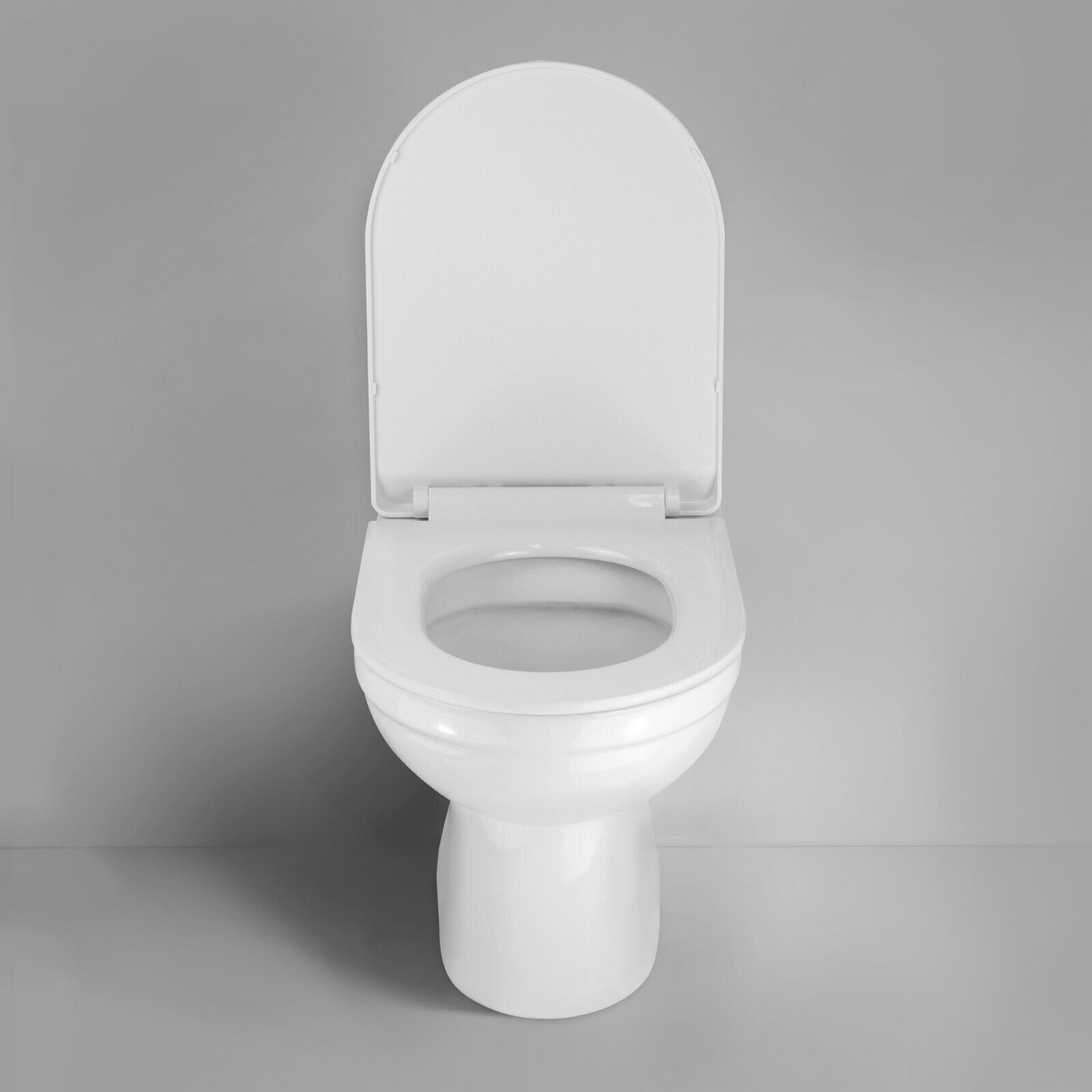 MANIFOLD BACK to WALL MODERN WC TOILET PAN & SOFT CLOSE SEAT + CONCEALED CISTERN